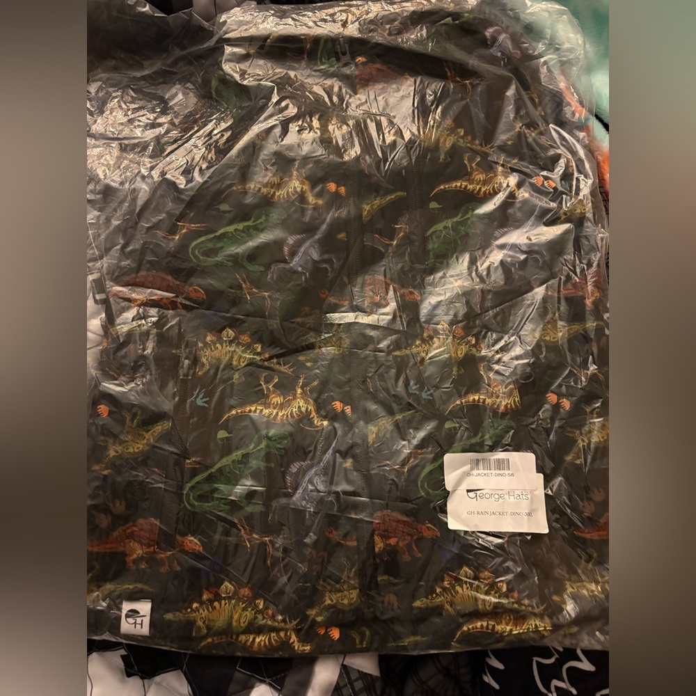George hats dinosaur jacket